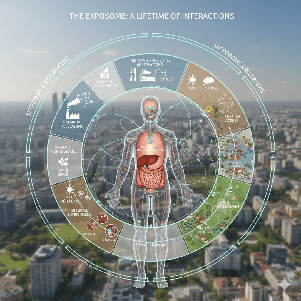 L&rsquo;exposome : un nouveau regard sur l&rsquo;ensemble des expositions d&rsquo;une&nbsp;vie